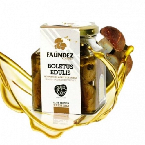 Boletus Edulis En Aceite de Oliva Premium 250g (Hongos Troceados)
