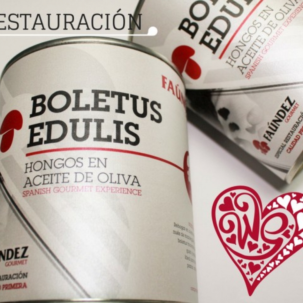 Boletus Edulis en Aceite de Oliva Primera 480g (Hongos Troceados)
